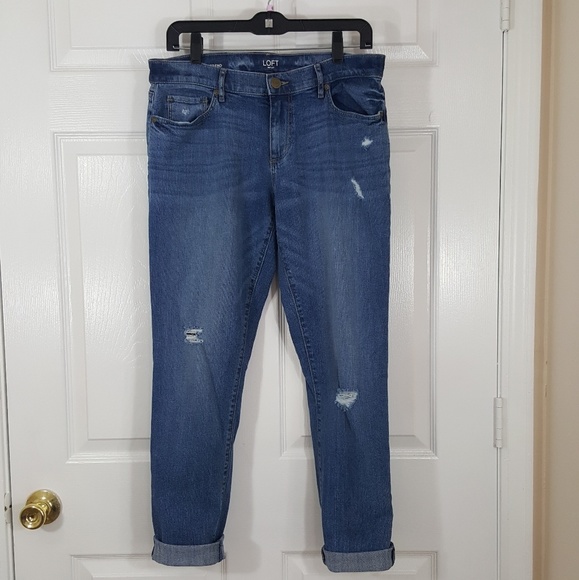 loft girlfriend jeans
